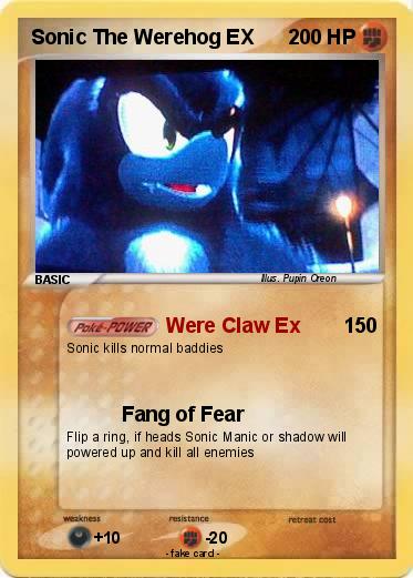 Pokemon Sonic The Werehog EX