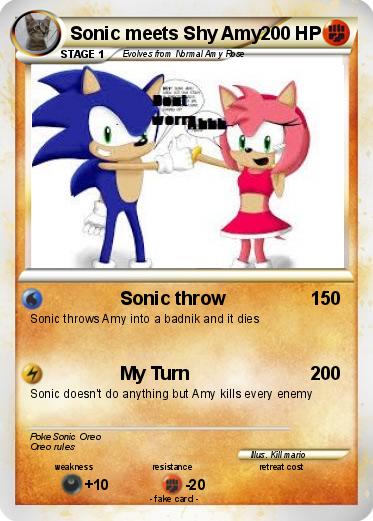 Pokemon Sonic meets Shy Amy