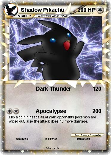 Pokemon Shadow Pikachu