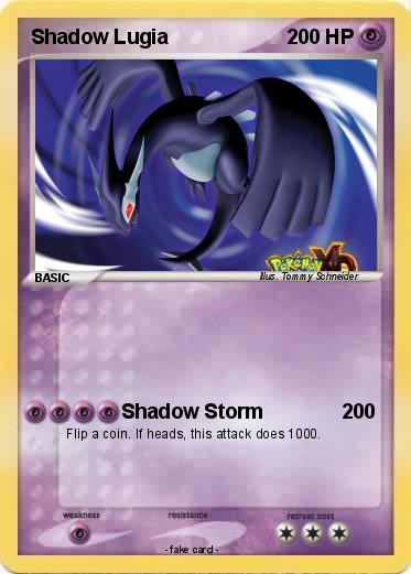 Pokemon Shadow Lugia