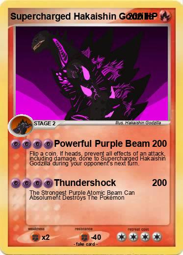 Pokemon Supercharged Hakaishin Godzilla