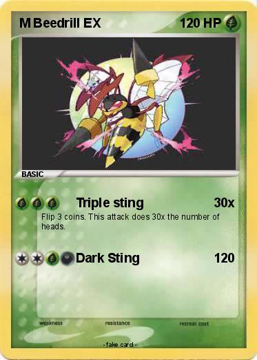 Pokemon M Beedrill EX