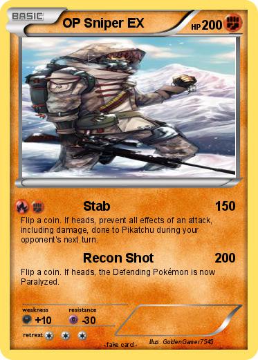 Pokemon OP Sniper EX