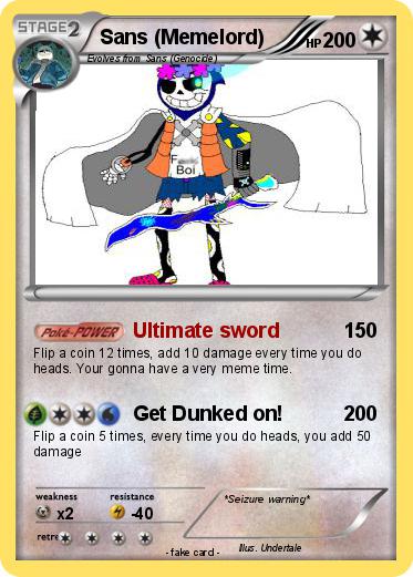 Pokemon Sans (Memelord)