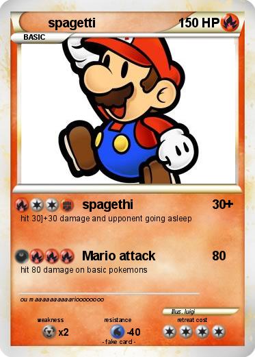 Pokemon spagetti