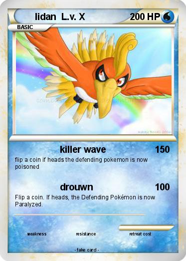 Pokemon lidan  L.v. X