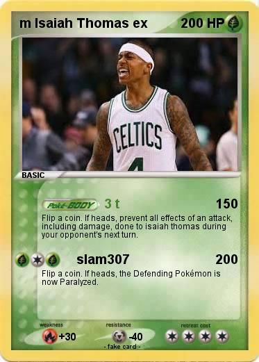 Pokemon m Isaiah Thomas ex