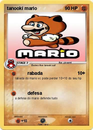 Pokemon tanooki mario