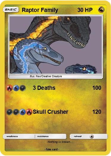 Pokemon Raptor Family