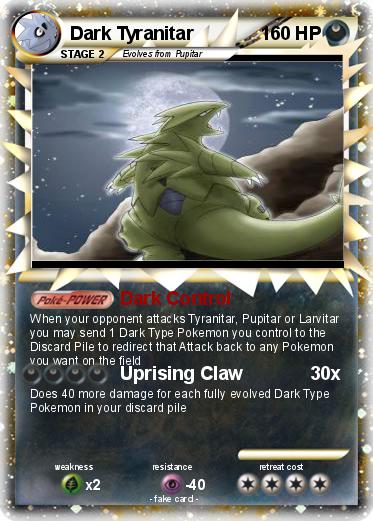 Pokemon Dark Tyranitar