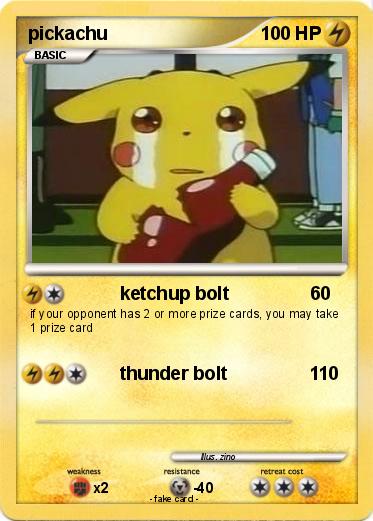 Pokemon pickachu