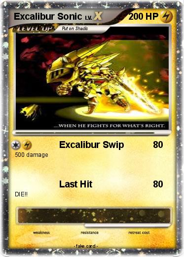 Pokemon Excalibur Sonic