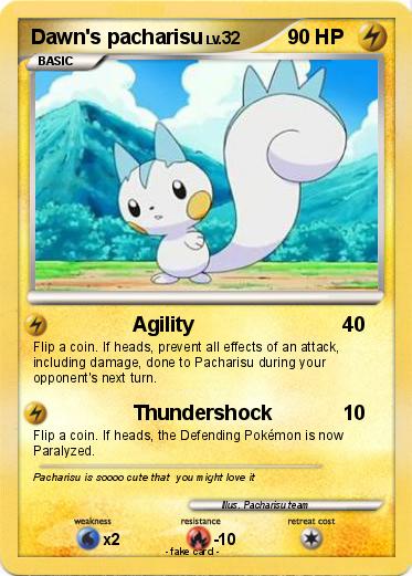 Pokemon Dawn's pacharisu