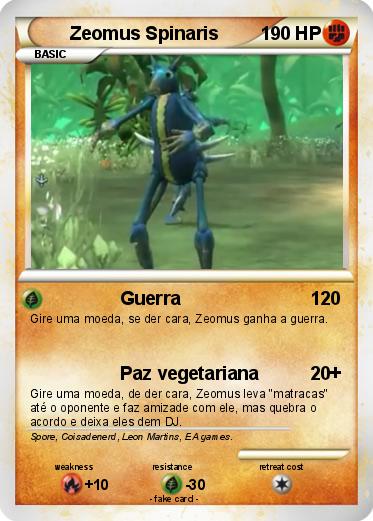 Pokemon Zeomus Spinaris