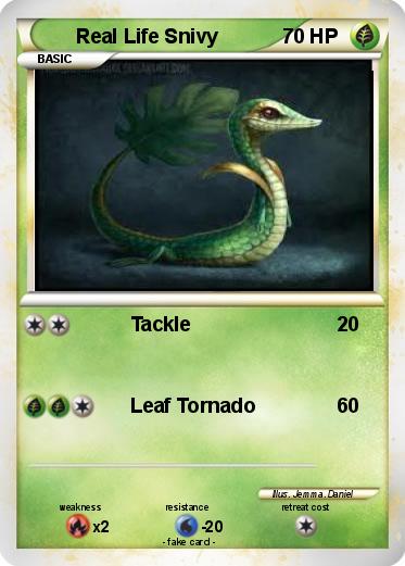 Pokemon Real Life Snivy