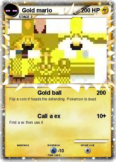 Pokemon Gold mario