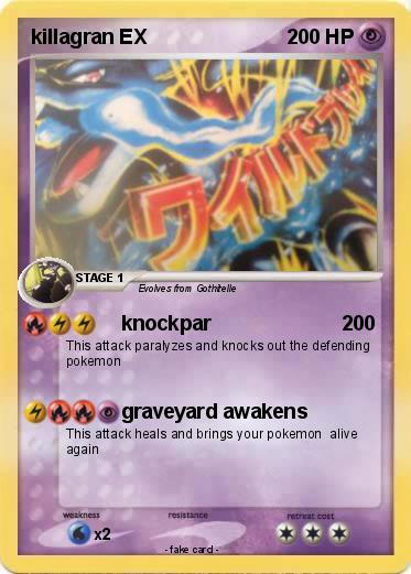 Pokemon killagran EX