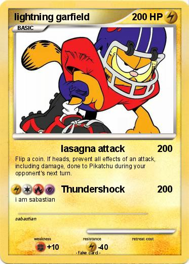 Pokemon lightning garfield