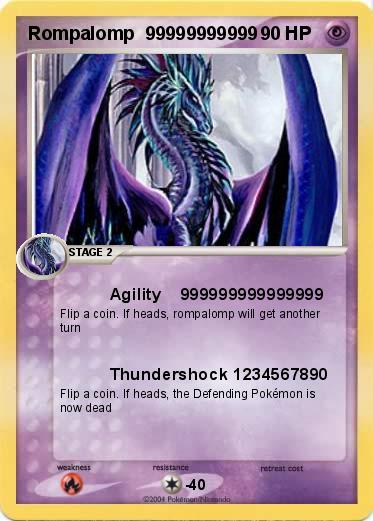 Pokemon Rompalomp  99999999999