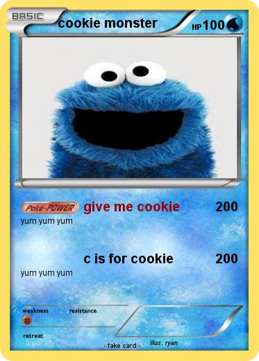 Pokemon cookie monster