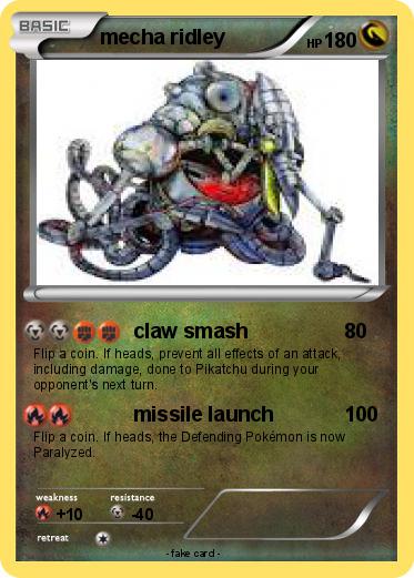 Pokemon mecha ridley