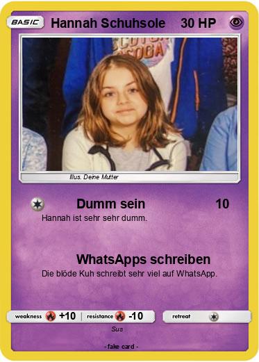 Pokemon Hannah Schuhsole