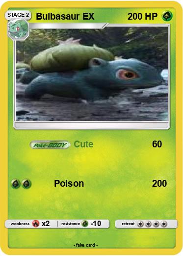 Pokemon Bulbasaur EX