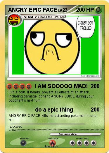 Pokemon ANGRY EPIC FACE