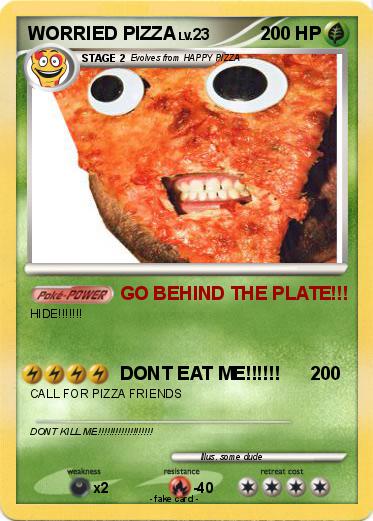 Pokemon WORRIED PIZZA