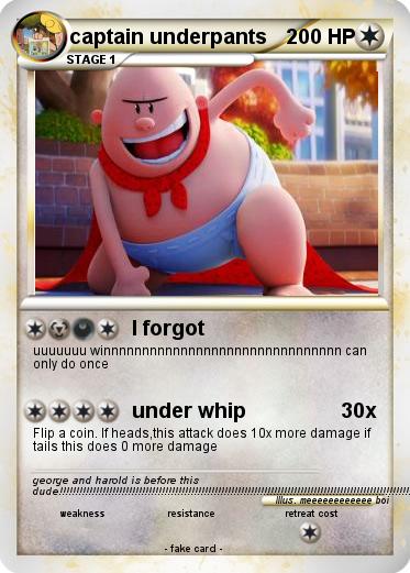 Pokemon captain underpants