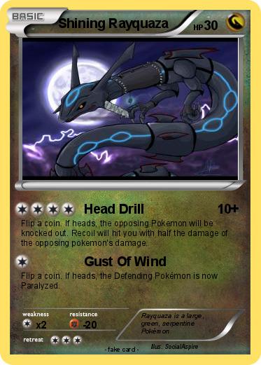 Pokemon Shining Rayquaza
