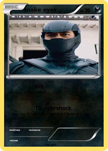 Pokemon snake eyes