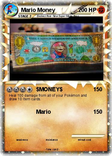 Pokemon Mario Money