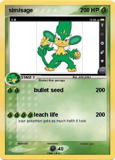 Pokemon simisage