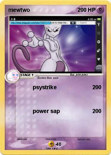 Pokemon mewtwo