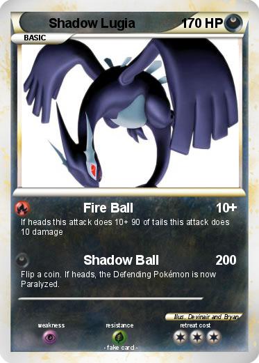 Pokemon Shadow Lugia
