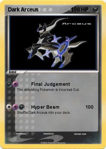Pokemon Dark Arceus                      1