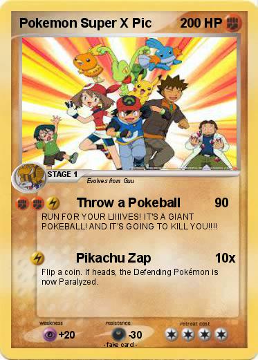 Pokemon Pokemon Super X Pic