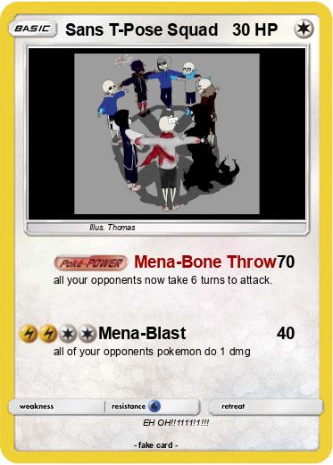 Pokemon Sans T-Pose Squad