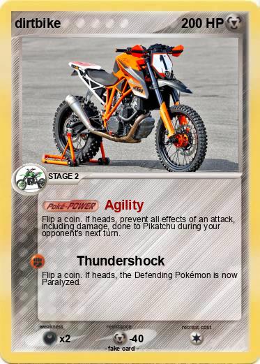 Pokemon dirtbike