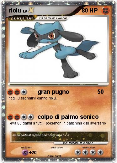 Pokemon riolu