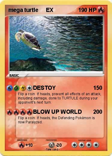 Pokemon mega turtle     EX Pokemon mega turtle     EX