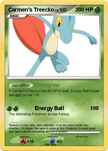Pokemon Carmen's Treecko