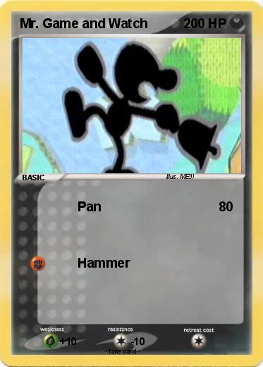Pokemon Mr. Game and Watch
