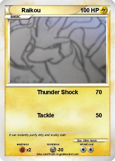 Pokemon Raikou
