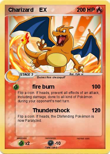 Pokemon Charizard    EX