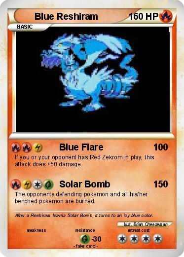 Pokemon Blue Reshiram
