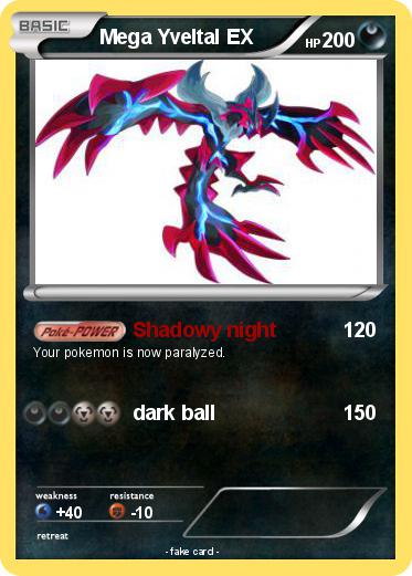Pokemon Mega Yveltal EX