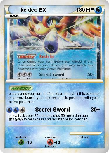 Pokemon keldeo EX