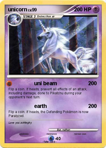 Pokemon unicorn
